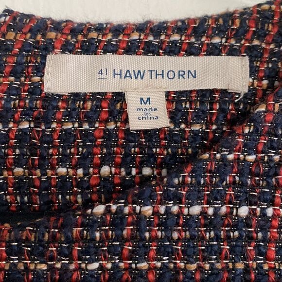 StitchFix "Karius" Maroon Tweed Top - Size Medium - Picture 3 of 7